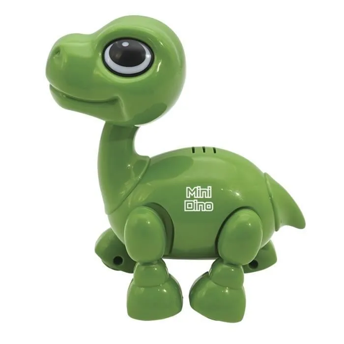 Power Puppy Mini - Robot dinosaure avec effets lumineux et sonores, contrôle par claquement de main, répétition-0
