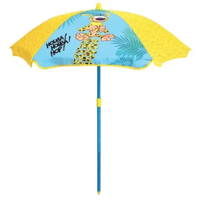 Salon de jardin pour enfants - FUN HOUSE - MARSUPILAMI - Jaune - 2 chaises pliantes - Parasol-3