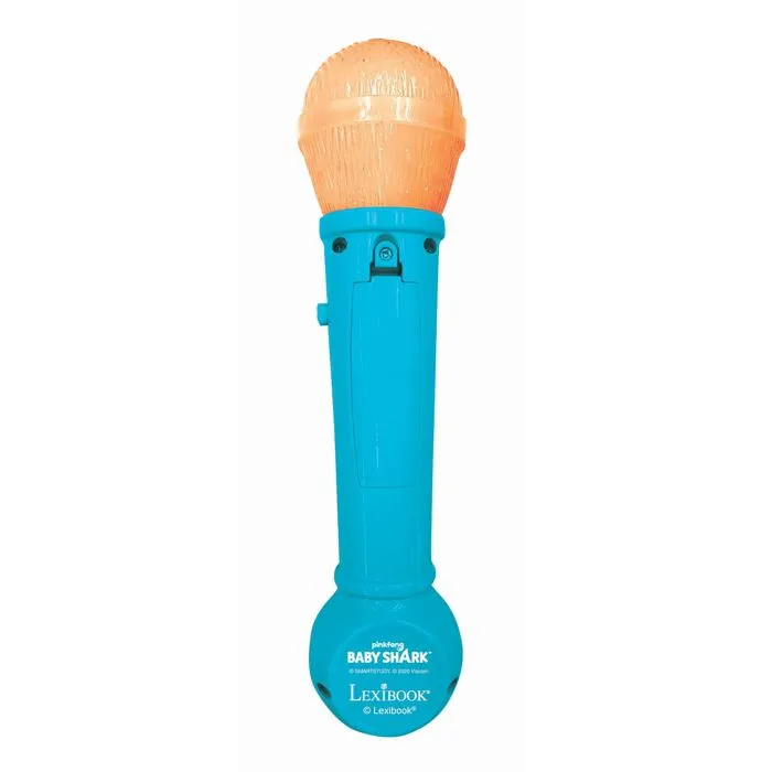 Microphone Lumineux avec Mélodies et Effets Sonores Baby Shark-3