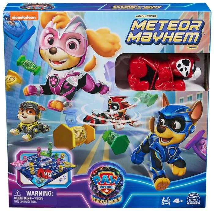 Pat Patrouille The Mighty Movie jeu de société Meteor Mayhem-1