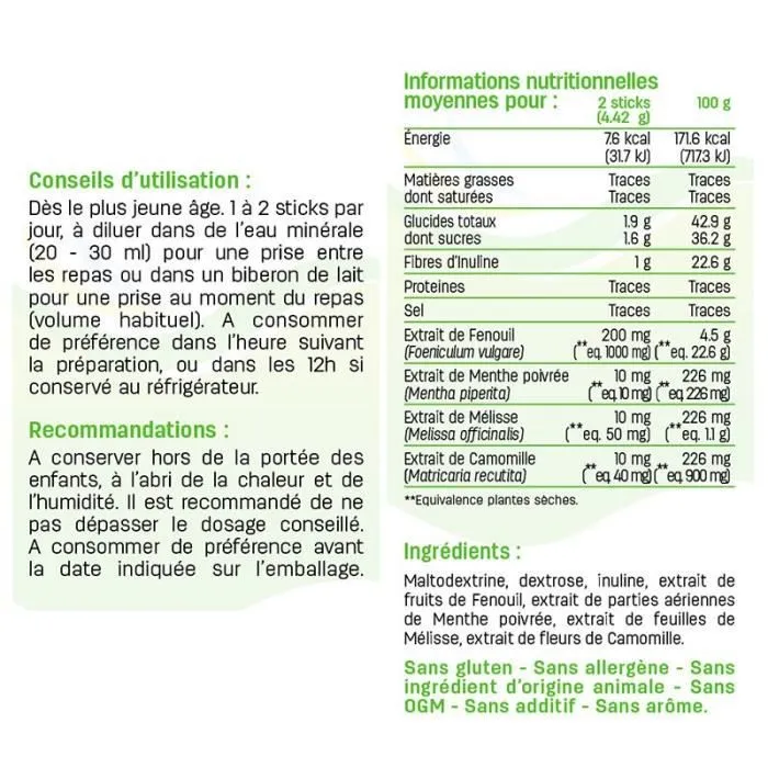 Pediakid Bébé Gaz 12 sticks-1