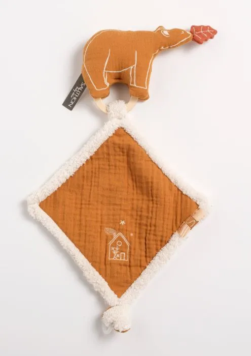 Doudou mouchoir ours-0
