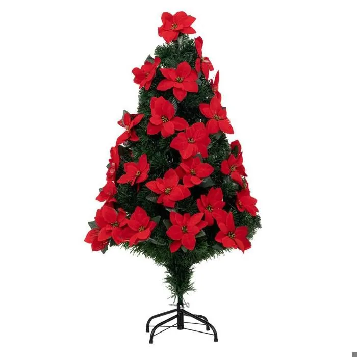 Sapin fibre optique intérieur "Riga" 50 fibres H120 + transfo Feeric lights & christmas-0