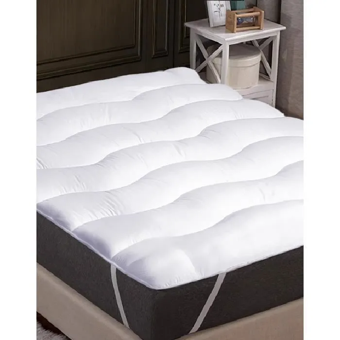 Surmatelas Microfibre - Sampur - Nuage - 180 x 200 cm - Confort Moelleux - Protection Optimale-1