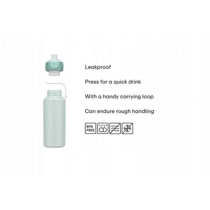 Gourde - bidon - bouteille isotherme U-grow BOUTEILLE ENFANT POP-UP CAMPUS 400 ML FAIRY GARDEN 107410065406-3