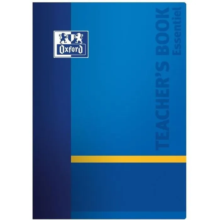 OXFORD Agenda 100738239 - A4 - 1 semaine sur 2 pages - Couverture Polypro à Reflets Métallisés - 128P - Couleur Bleu-0