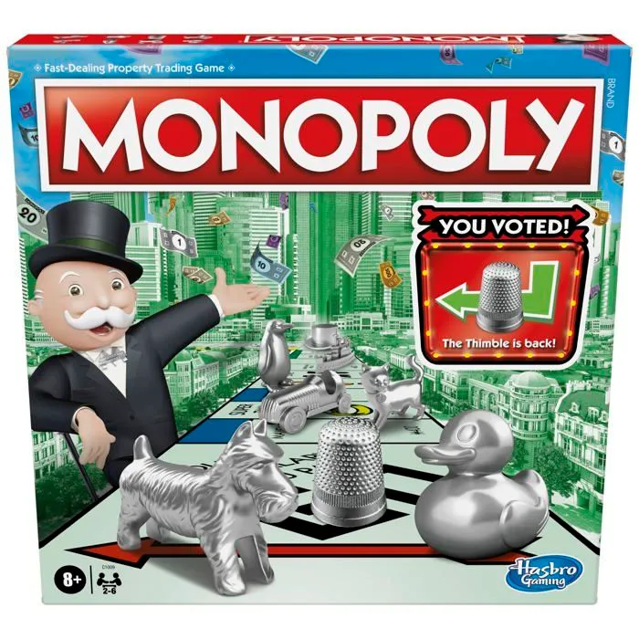 Jeu de societe - jeu de plateau Monopoly-0