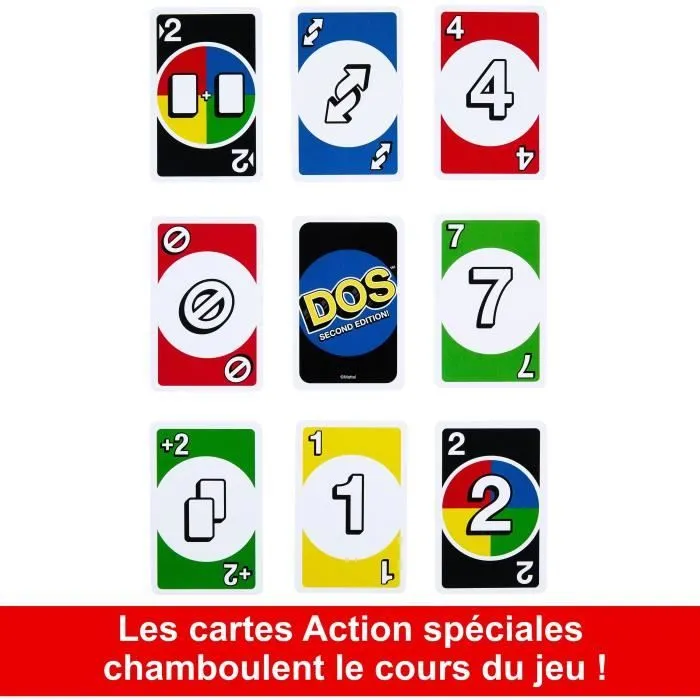 Mattel Games - DOS-Seconde Édition - Jeu de cartes-5