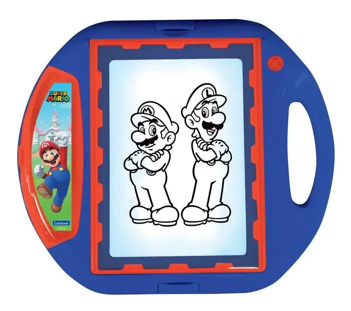Projecteur à dessin Super Mario - LEXIBOOK - Rouge - Enfant - 10 modèles - 4 tampons - Écran rétroéclairé-3
