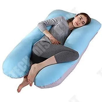 TD® Oreiller de Grossesse idéal pour soutenir maman enceinte aider repos soulagement aider sommeil pour relaxer les parties du corps-3