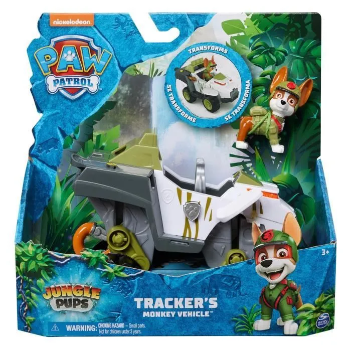 SPIN MASTER VEHICULE + FIGURINE TRACKER JUNGLE PUPS La Pat' Patrouille-5