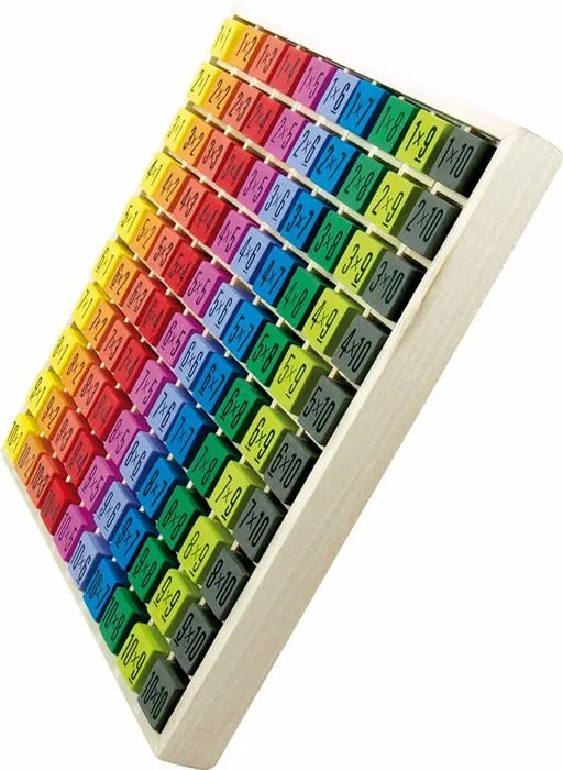 Table de multiplication couleur en bois-2