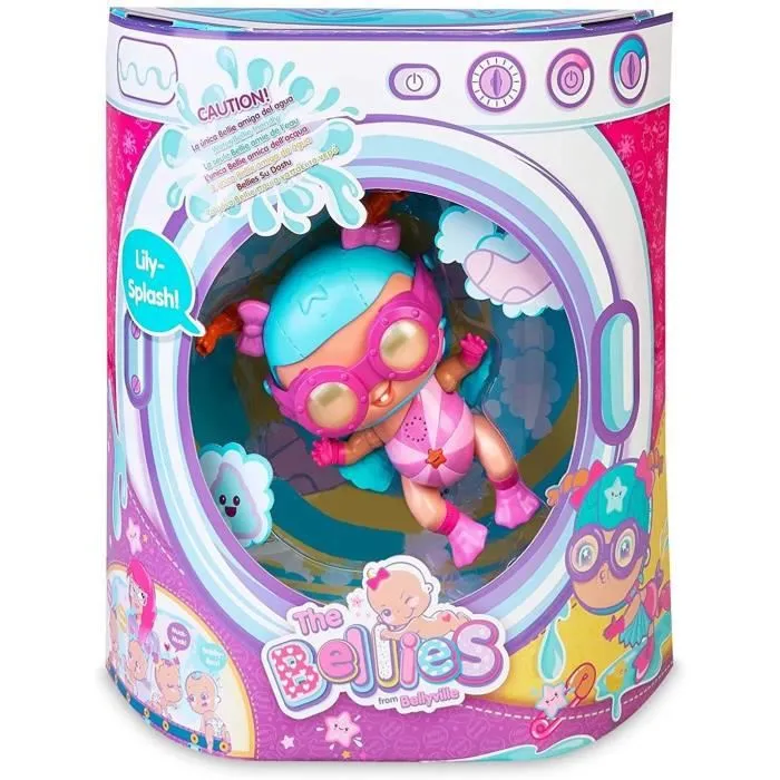Poupée Bellies - Famosa - 700016275 - Aime l'eau - Parle sa propre langue - Mixte-1