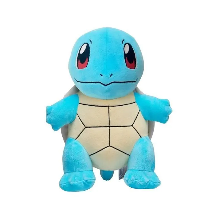 Peluche Carapuce (Squirtle) BANDAI - Pokémon - 30 cm - Toute douce - JW0058-0
