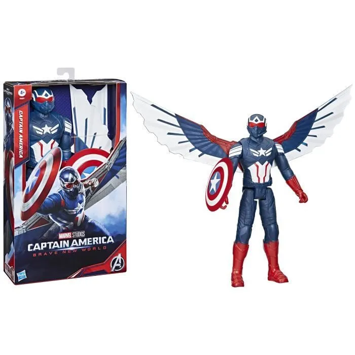 Figurine Captain America 30 cm Deluxe, Marvel Studios Captain America Brave New World-0