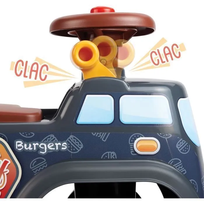 Porteur - FALK - Food Truck - Volant directionnel - Remorque - Dès 12 Mois - 100% Fabriqué en France-3