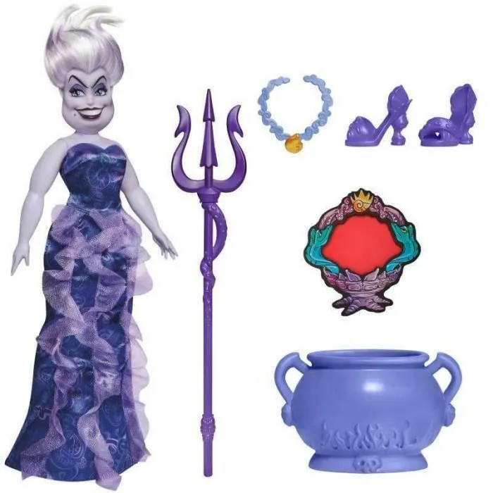 Poupée Ursula - Hasbro - La Petite Sirène - 28 cm - Compartiments secrets - Décodeur inclus-1