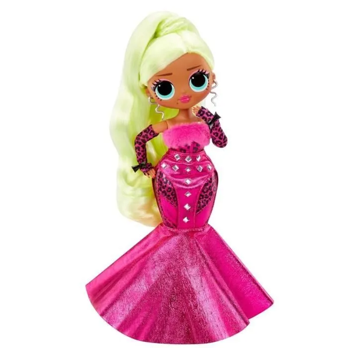 LOL Surprise OMG - Poupée Mannequin 24 cm - Lady Diva - 2 tenues avec peigne et accesoires - Dés 4 ans-0