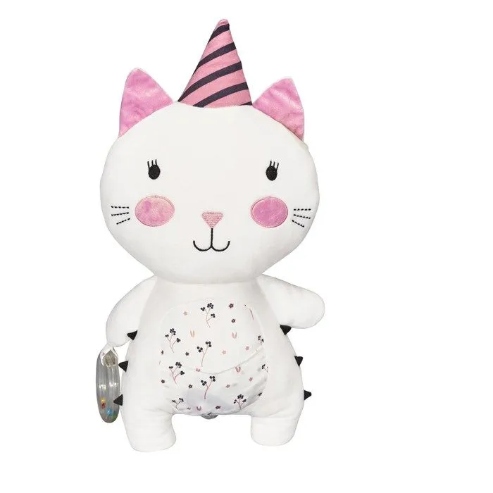 Peluche multi activités en polyester blanc-0