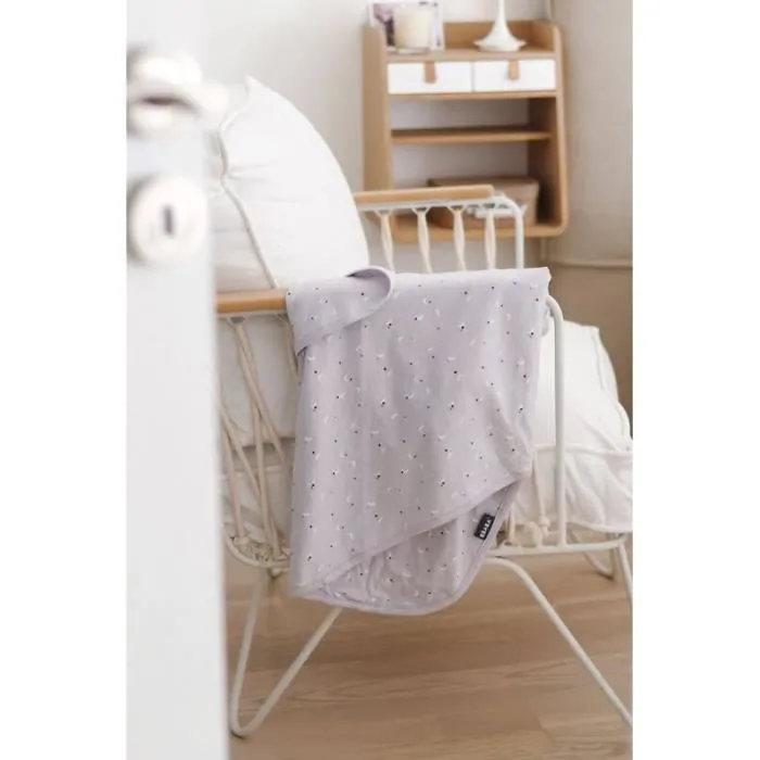 BÉABA - Couverture Miracle™ - Couverture d'emmaillotage - 100% Coton - 0-3Mois - Moon&Stars-1