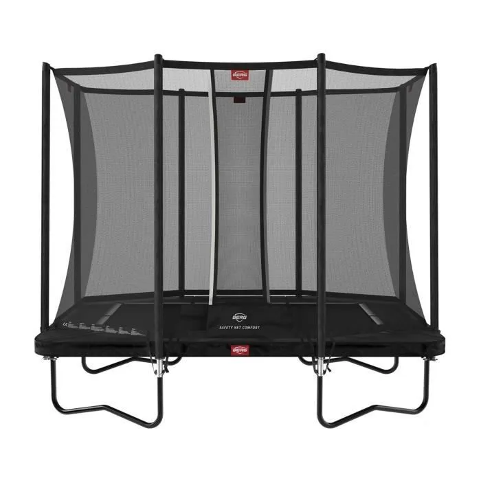 Trampoline - BERG - Ultim Favorit - 280 cm - Noir - Avec filet de sécurité Comfort-0