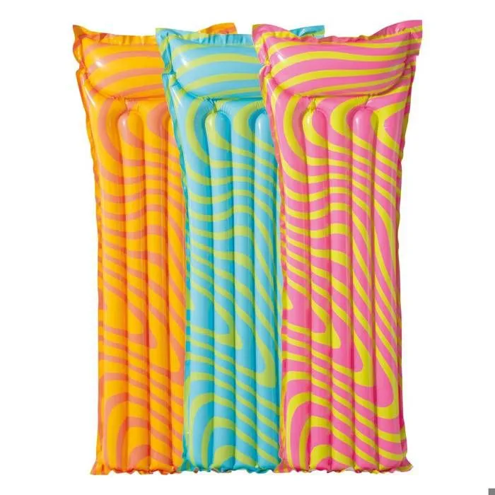 Matelas gonflable 70s 183x76 - Intex - Orange-2