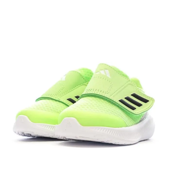 Baskets Jaune Fluo Garçon Adidas Runfalcon 3.0 Ac-5