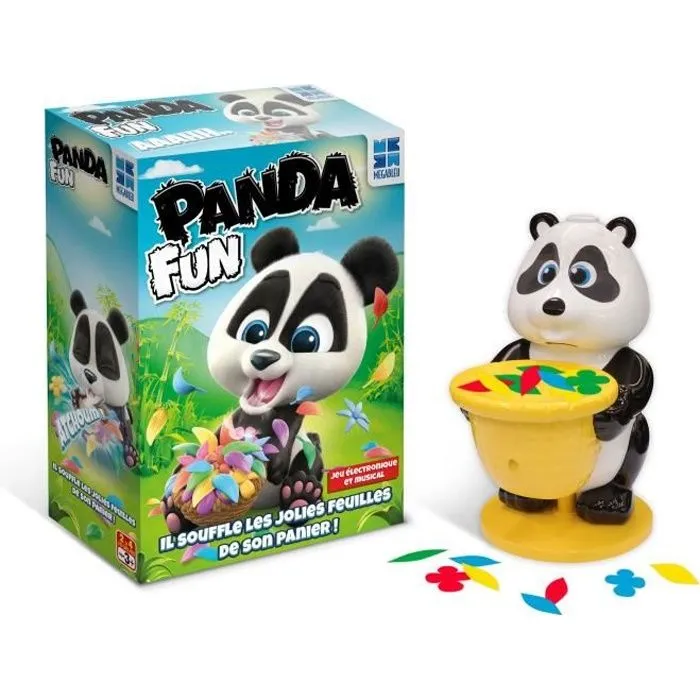 PANDA'FUN - Jeu de société - A partir de 3 ans - 2 à 4 joueurs - Megableu-0