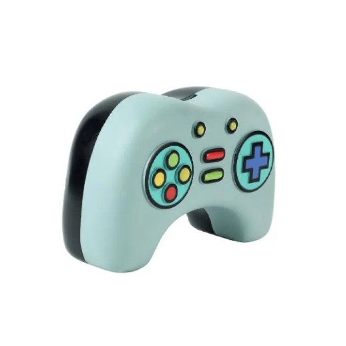 Tirelire - Let's Play - Manette de jeux vidéo - Plastique - Bleu - 19x16x16 cm-1