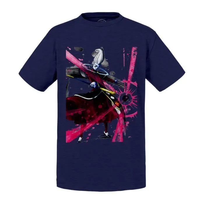 T-shirt Enfant Bleu Whis Maitre De Beerus Dragon Ball Super Dbz Manga-0