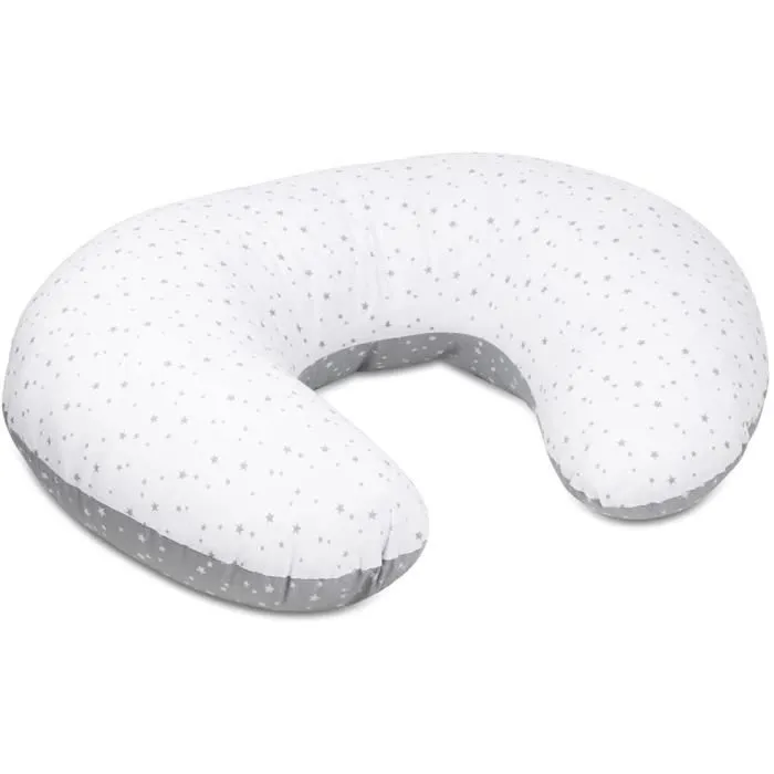 Bellochi Coussin D'allaitement avec Housse Coussin Allaitement 40x60 cm - 100% Coton - Polaris-0
