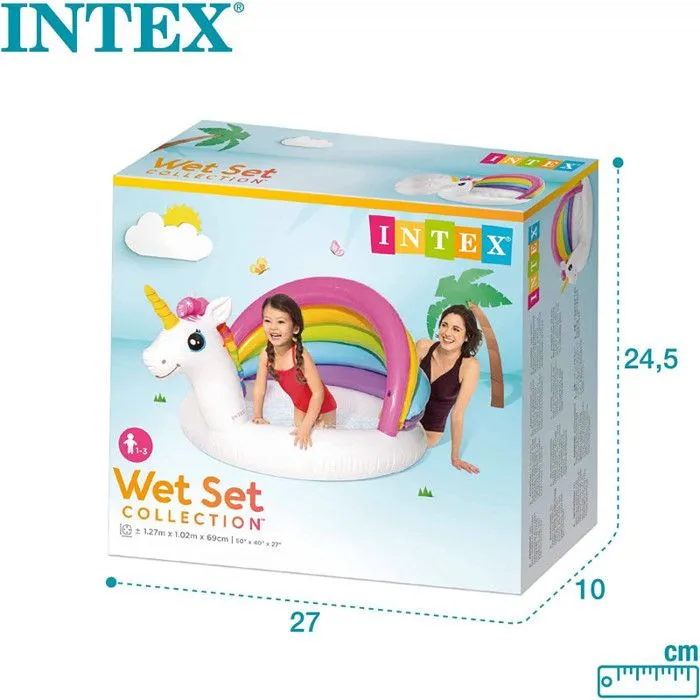 Pataugeoire Gonflable Intex Licorne-2