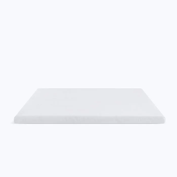 Surmatelas - HYPNIA - Bambou - 140 x 190 cm - 8 cm mémoire de forme - Déhoussable-0