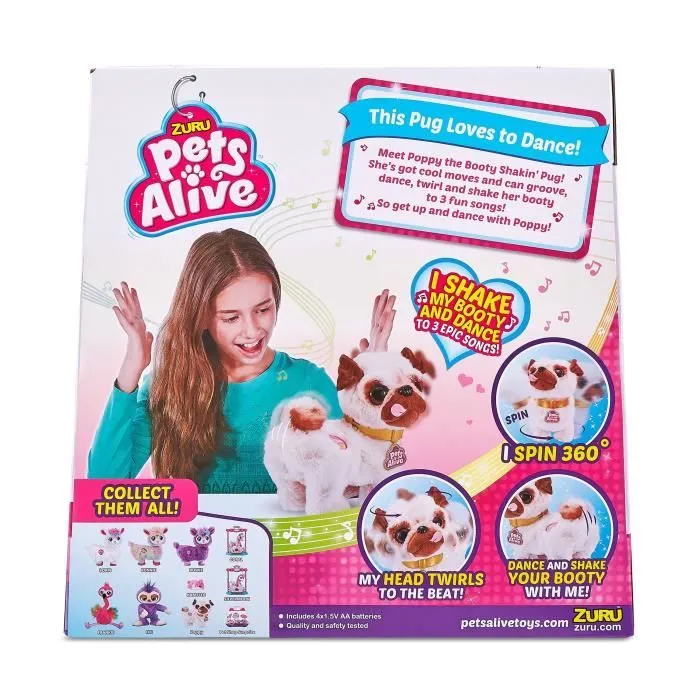 PETS ALIVE ROBOTIC PUG - Le Bouledogue dansant-3