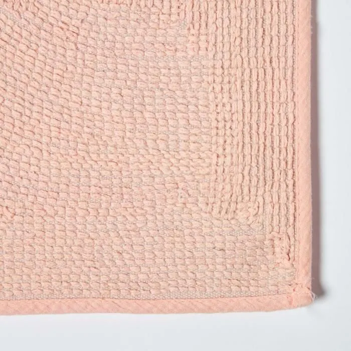 Tapis de bain pur Coton haut de gamme 2 pièces Pèche-3