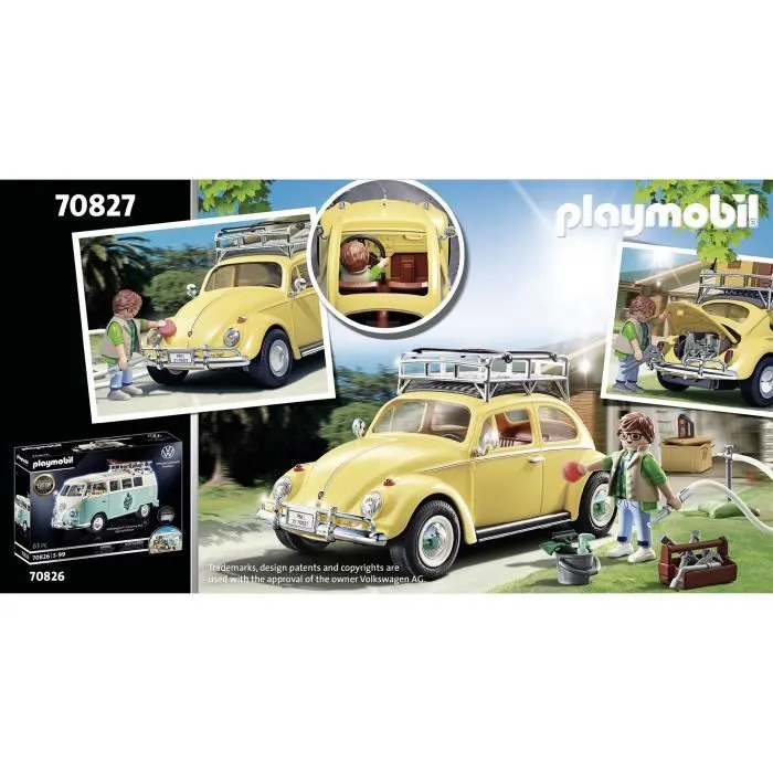 PLAYMOBIL 70827 - Volkswagen Coccinelle - Edition spéciale - Classic Cars-2