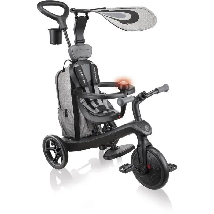 Tricycle évolutif - EXPLORER 4 EN 1 DELUXE PLAY - gris - Mixte - A partir de 10 mois - 3 roues-0