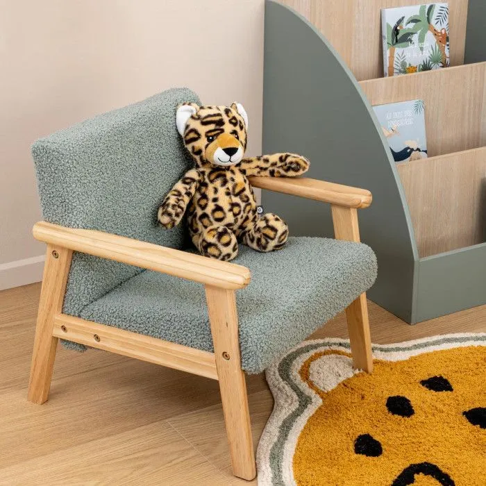 Fauteuil enfant Basile vert céladon - Atmosphera createur d'interieur - Vert-2