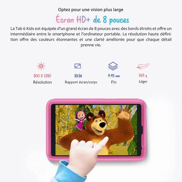 Tablette enfant - accessoire tablette Blackview - BT6KPNK-3