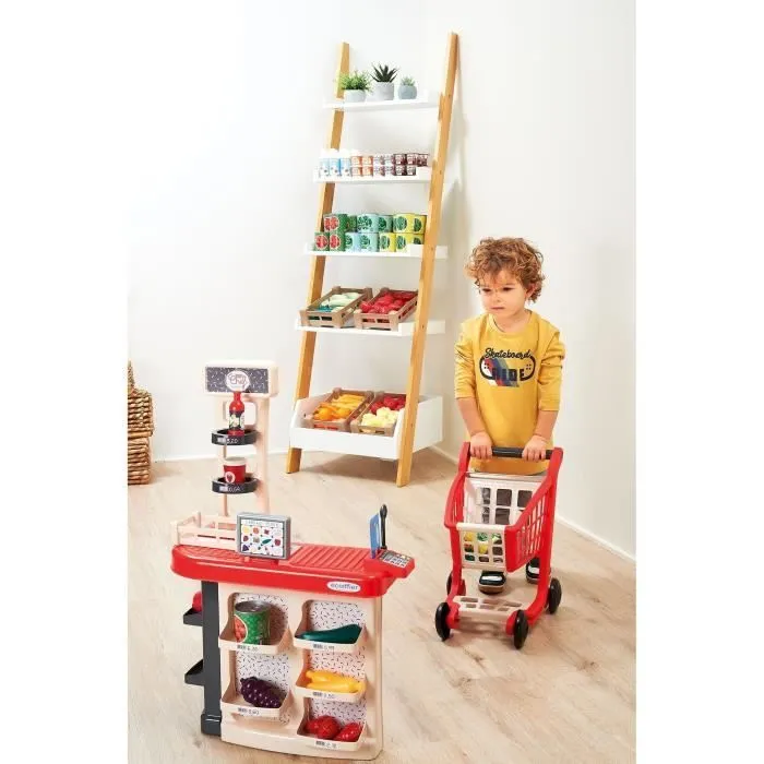 Sortie de caisse + chariot - ECOIFFIER - 1676 - Un vrai petit magasin-4