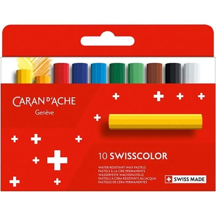 Craies à l'huile - Caran d'Ache - Néocolor I Junior - Multicolore - 10 pcs - Pour enfants à partir de 3 ans-0