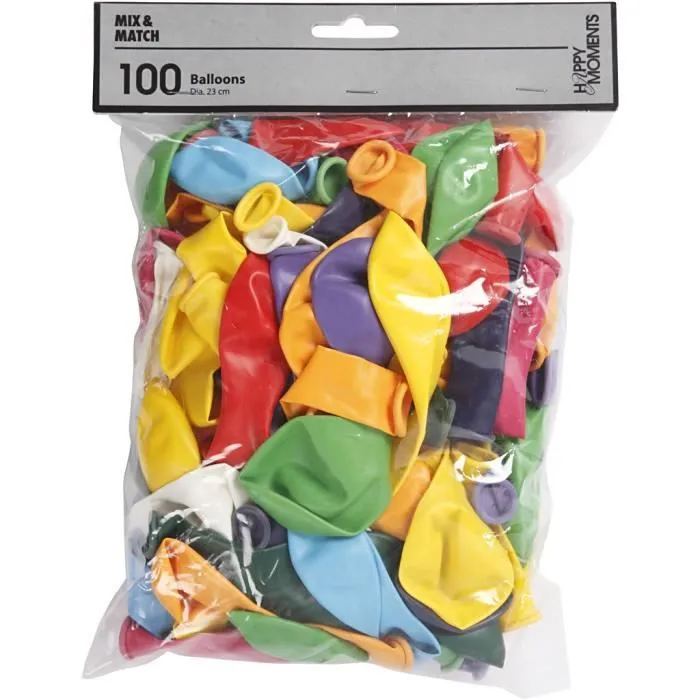 Ballons - Non spécifié - Non spécifié - Caoutchouc naturel - Hélium - Différentes couleurs-1