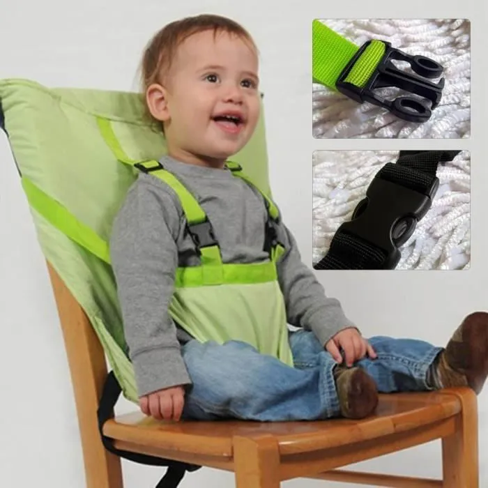 Réhausseur Siège de Table Bébé Enfant Pliable - Marque - Rouge - Polyester - Voyage-1