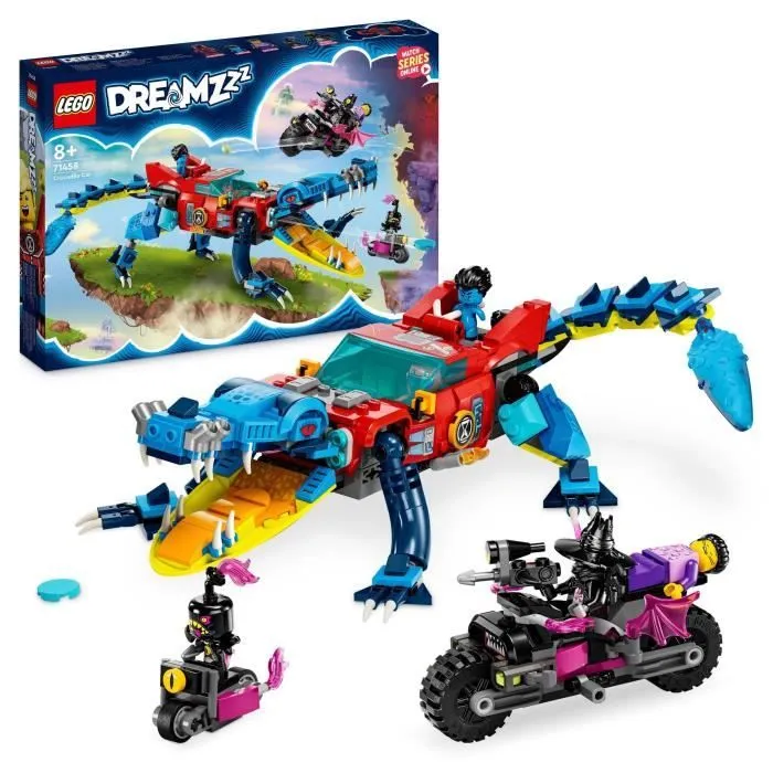 LEGO® DREAMZzz 71458 La Voiture Crocodile, Jouet de Voiture 2-en-1, un Monster Truck-0