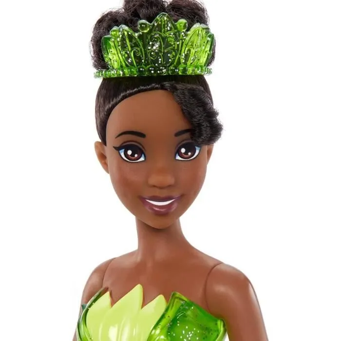 Tiana Poupée 29 cm, Mattel Poupée Disney Princesses habillage et accessoires HLW04-2
