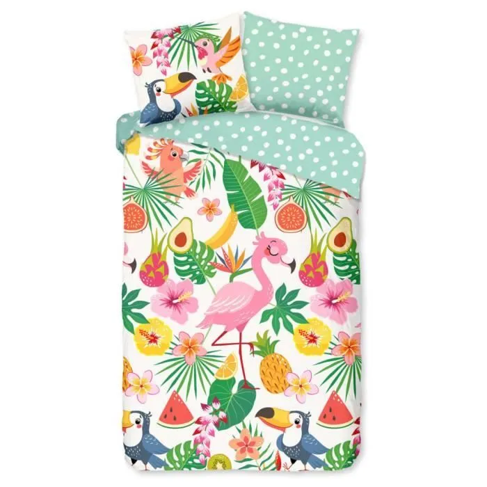 Good Morning Housse couette enfant SUMMER 140x200-220 cm Multicolore-0