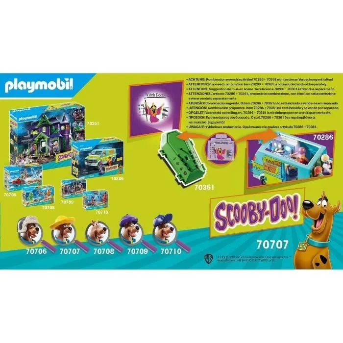 PLAYMOBIL - 70707 - SCOOBY-DOO avec sorcier-3