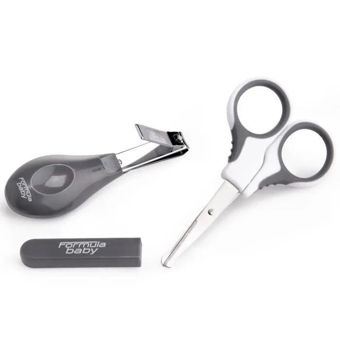 FORMULA BABY Kit de soin bébé 6 pièces gris-2