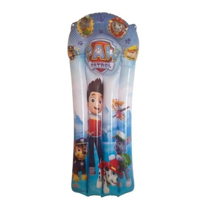 Matelas Gonflable Paw Patrol - PAW PATROL - 130 cm - Bleu - Plastique - Résine - Extérieur - Enfant - Mixte-0