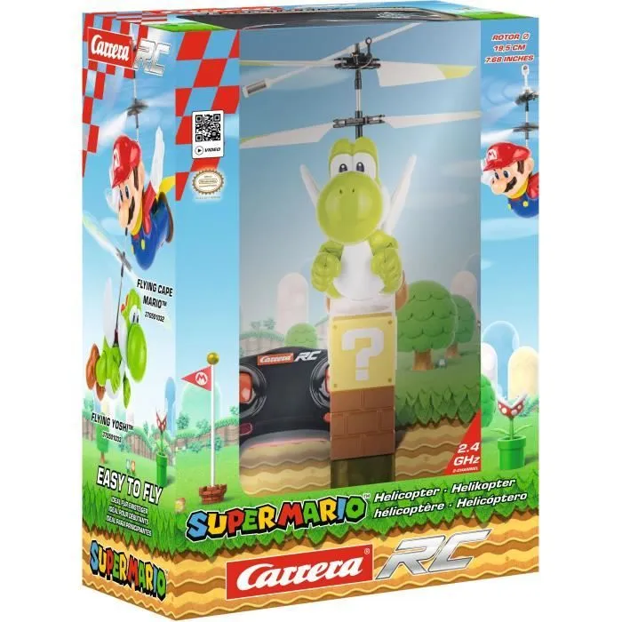 Voiture radiocommandée - CARRERA - Super Mario(TM) - Flying Yoshi - 12km/h - Multicolore-1